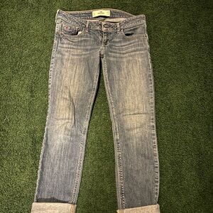 Hollister Light Blue Ankle Jeans